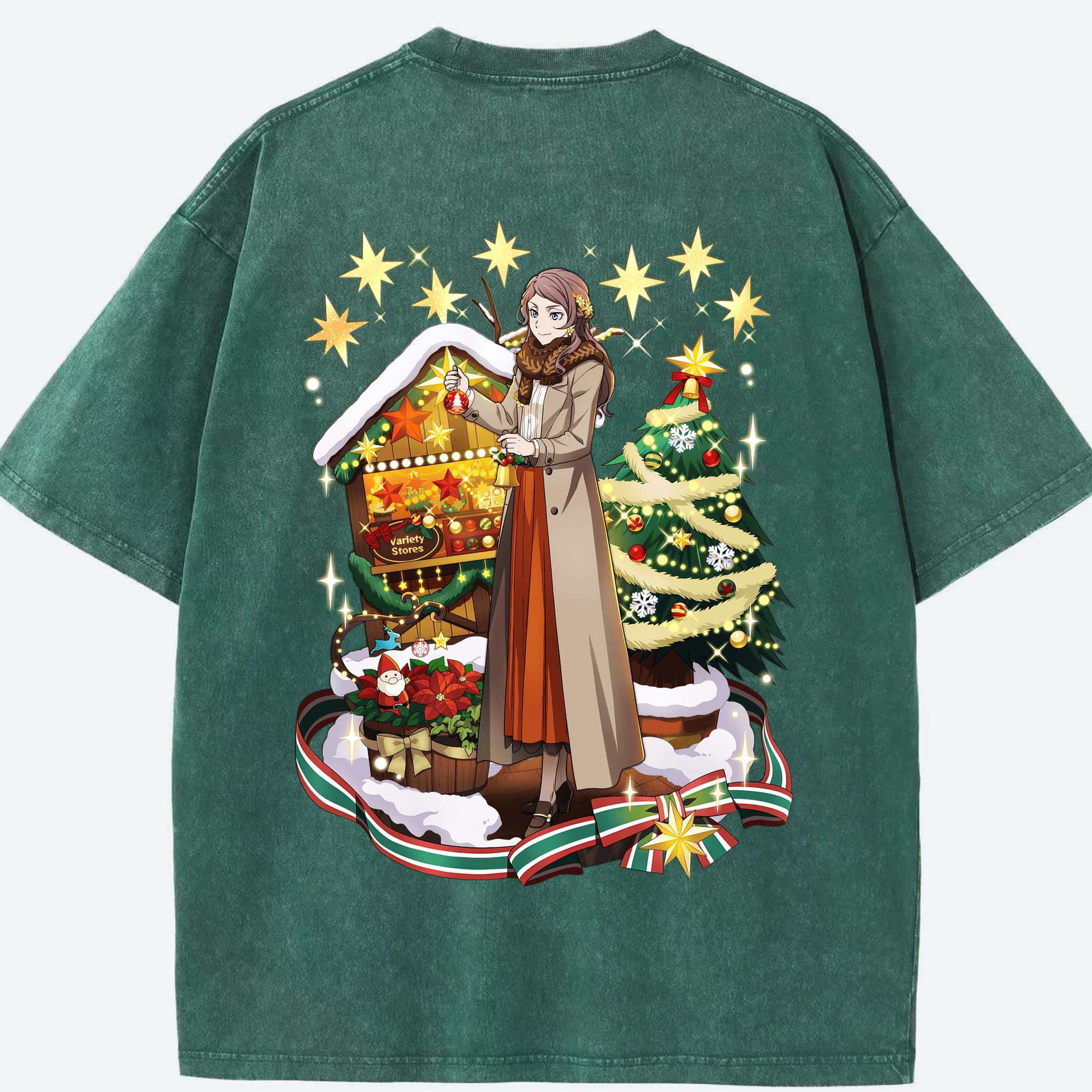 （画像用） 文豪ストレイドッグス Bungo Stray Dogs 綿100% ヴィンテージ風 半袖Tシャツ（背面プリント）